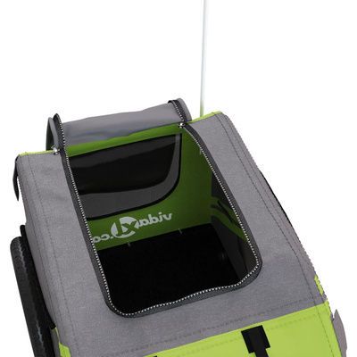 Przyczepka rowerowa dla zwierząt, tkanina Oxford i żelazo