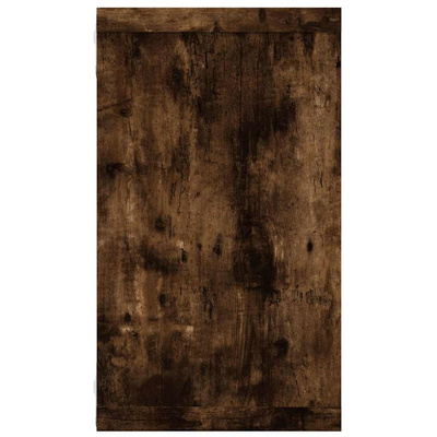 Półki ścienne, 2 szt., przydymiony dąb, 80x15x26,5 cm