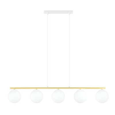 Lampa wisząca ALLORA 5 WH OPAL