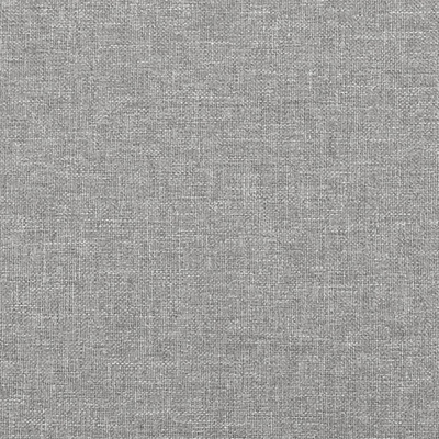 Łóżko kontynentalne, jasnoszara, 160x200 cm, obita tkaniną