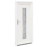 Drzwi Frontowe Biały 88 x 200 cm PVC