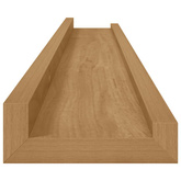 Półka ścienna 4 szt. Brązowy 80 x 9 x 3 cm Drewno inżynieryjne