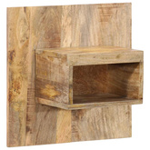 Szafka nocna, 50x27x50 cm, surowe drewno mango