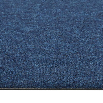 vidaXL Podłogowe płytki dywanowe, 20 szt., 5 m², 50x50 cm, niebieskie