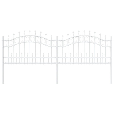 Ogrodzenie Ogrodowe KAMPEN 240 x 118 cm Stal Malowana Proszkowo