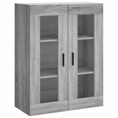 Szafka wisząca, szary dąb sonoma, 69,5x34x90 cm vidaXL