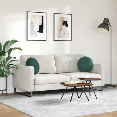 Poduszki na siedziska 2 pcs Ciemna zieleń ? 40 x 13 cm Aksamit