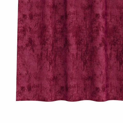 Zasłony z weluru 2 pcs Czerwone wino 140 x 140 cm Aksamit