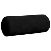 Poduszki Wałkowe 2 pcs Czarny ? 15 x 40 cm Tkanina mikrofibrowa