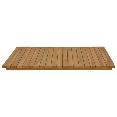 Blat stołu 70 x 70 x 3,5 cm Kwadrat Lite drewno teakowe
