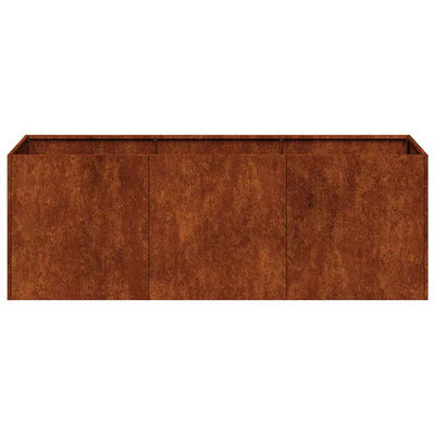 Doniczka Rusty 120x40x40 cm Stal nierdzewna