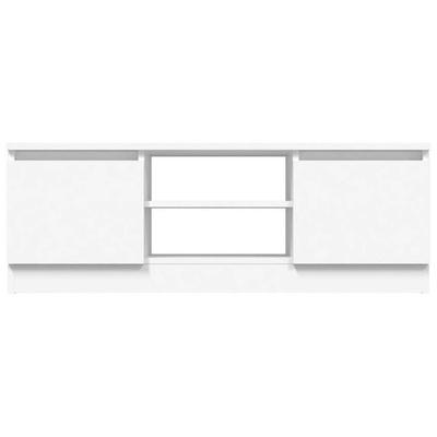 vidaXL Szafka pod TV, z drzwiczkami, biała, 102x30x36 cm