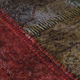 vidaXL Dywan z możliwością prania, patchwork, 120 cm, kolorowy