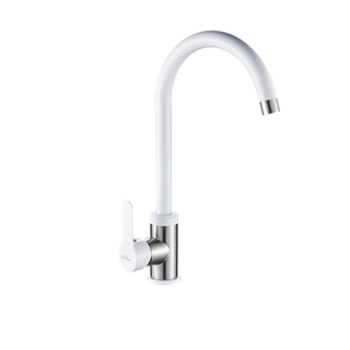 Bateria zlewozmywakowa Iron biały/inox Invena