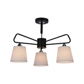 Lampa sufitowa czarno-biała metalowa Morley Ledea 50203091