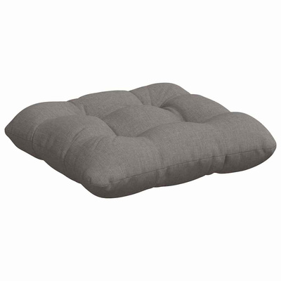 Poduszki na siedziska 4 pcs Ciemnoszary 40 x 40 x 12 cm tkanina
