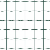 Ogrodzenie Euro 1 x 25 m Żelazo pokryte PVC zielony
