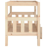 vidaXL Legowisko dla psa, 75,5x63,5x70 cm, lite drewno sosnowe