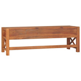 vidaXL Szafka pod TV z szufladami, 120x40x45 cm, lite drewno tekowe