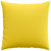 Poduszki na sofę 2 pcs Jasnożółty 60 x 60 cm tkanina