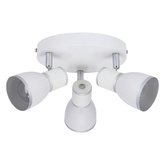 Lampa sufitowa candellux fido 98-63397 plafon e14 biały+chrom