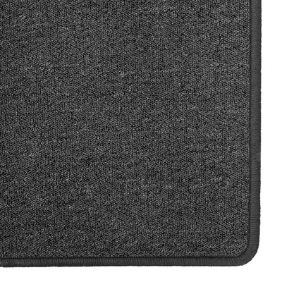 Chodnik dywanowy Ciemnoszary 100 x 150 cm 100% polipropylen