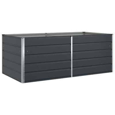 Donica Antracyt 195 x 100 x 75 cm Stal Galwanizowana