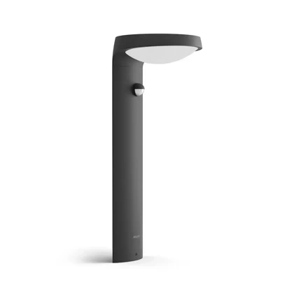 Słupek ogrodowy solarny z czujnikiem ruchu LED TYLA IR 1,2W 4000K 255lm IP44 40cm antracyt Philips