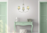 Żyrandol niebieski lampa 3xE14 York Ledea 50203096