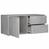 Szafka pod telewizor, szarość betonu, 80x34x36 cm