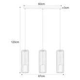 Lampa wisząca K-4936 z serii GABIA