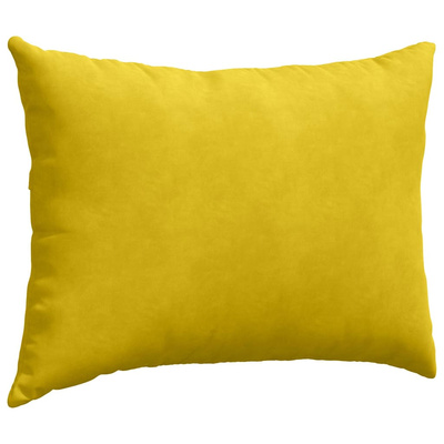 Poduszki na sofę 2 pcs Żółty 70 x 50 cm Tkanina sztruksowa