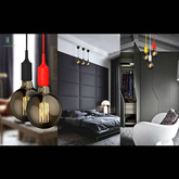 OPRAWA SILIKONOWA LAMPA WISZĄCA LOFT BIAŁA E27 1M