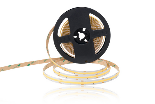 Taśma COB 12V SMD2835 384 LED 10W/m IP20 biała zimna rolka 5m