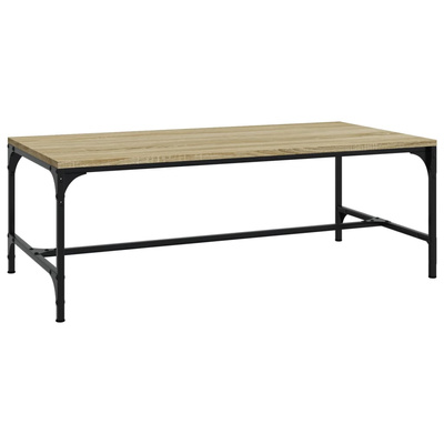 vidaXL Stolik kawowy, dąb sonoma 80x50x35 cm, materiał drewnopochodny