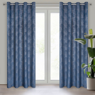 Zasłona Pier granatowa 140x250