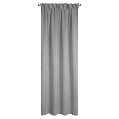 Zasłona Carlo srebrna 130x300