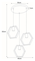Lampa wisząca K-4722 z serii HONEY KAJA