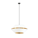 Lampa wisząca  PIANO 1 WHITE/GOLD