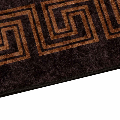 Chodnik dywanowy MARSA Czarny 50 x 400 cm Poliester i PVC