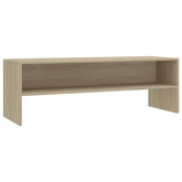 vidaXL Szafka pod TV, dąb sonoma, 120x40x40cm, materiał drewnopochodny