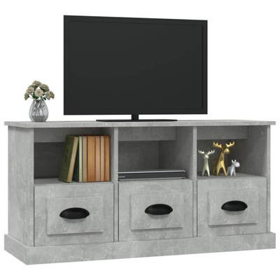 vidaXL Szafka pod TV, szarość betonu, 100x35x50 cm