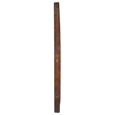 vidaXL Lustro ścienne, 60 cm, tekowe, okrągłe model standard
