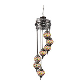 Lampa wisząca mozaikowa orientalne ULFN322C