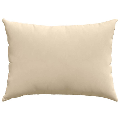 Poduszki na sofę 2 pcs Kremowy 70 x 50 cm tkanina