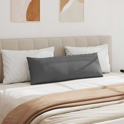 Poduszki na sofę 2 pcs Ciemnoszary 120 x 40 cm tkanina