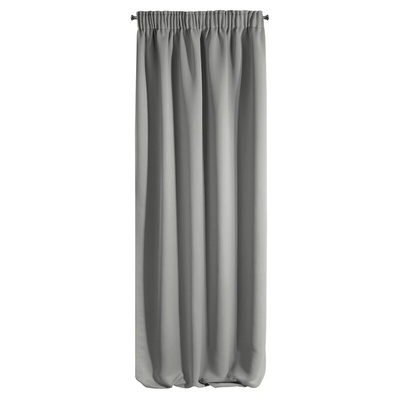 Zasłona Logan szara 135x270