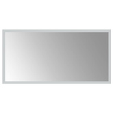 vidaXL Lustro łazienkowe z LED, 60x30 cm
