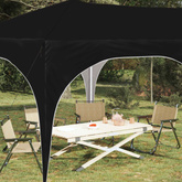 Namiot imprezowy rozkładany 575 x 288 x 245 cm Czarny