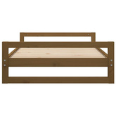 vidaXL Legowisko dla psa, miodowy brąz, 105,5x75,5x28 cm, sosnowe